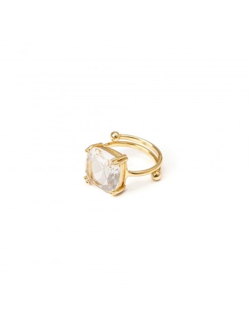 Sodini anello oro con pietra regolabile