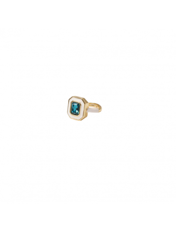 Sodini anello con top geometrico Bahia