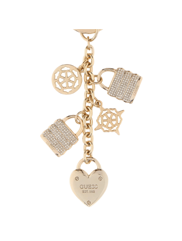 Guess portachiavi dorato
