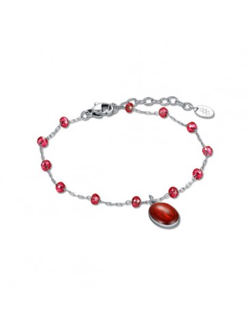 Brand Gioielli bracciale madonnina e cristalli