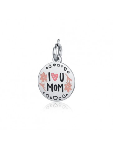 Charm acciaio I love you...