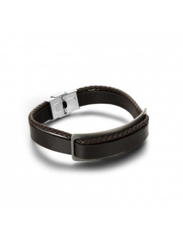 Bracciale uomo doppio pelle...