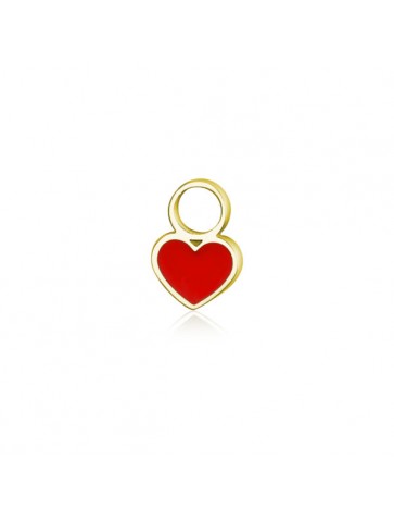 Charm cuore oro smalto...