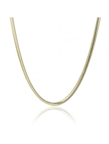 Collana catena snake in aciaio Brand Gioielli