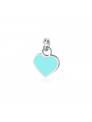 Charm cuore con smalto...