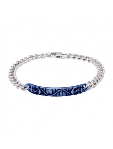 Bracciale uomo piastra...