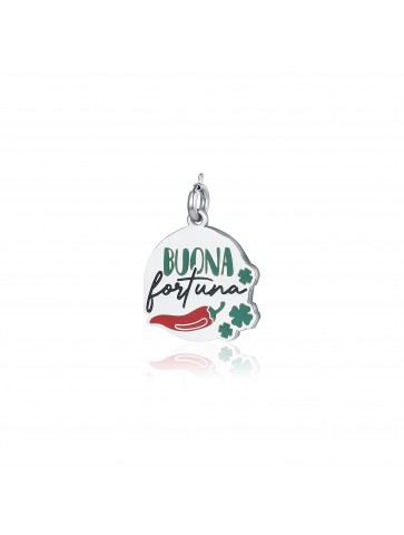 Charm "Buona fortuna" Brand...