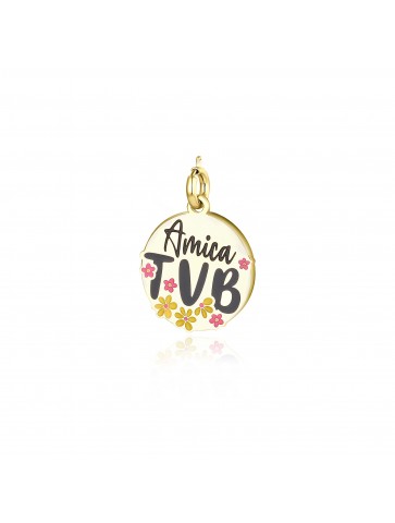 Charm " Amica T.V.B." Brand Gioielli